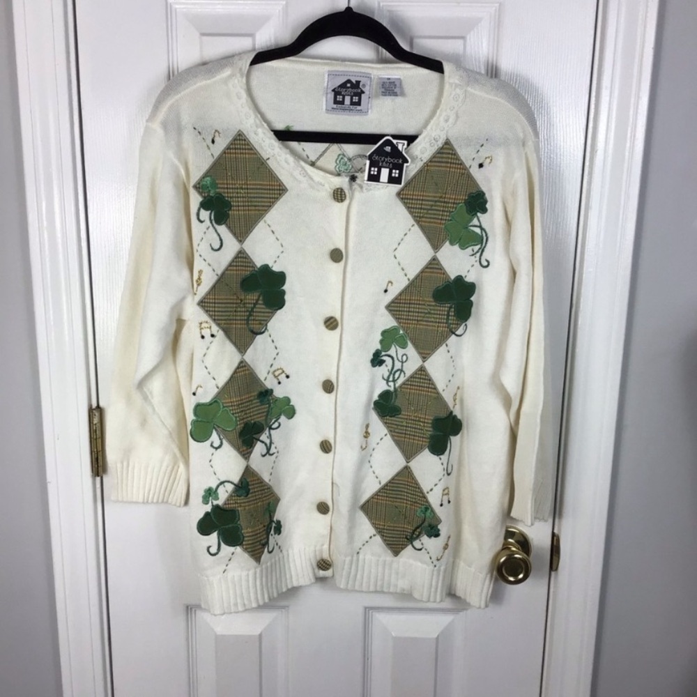 Storybook Knits Chunky Cardigan Womens Size 1X